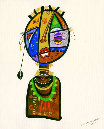 Poetic Faces, 2013 by Oglafa Ebitari Perrin